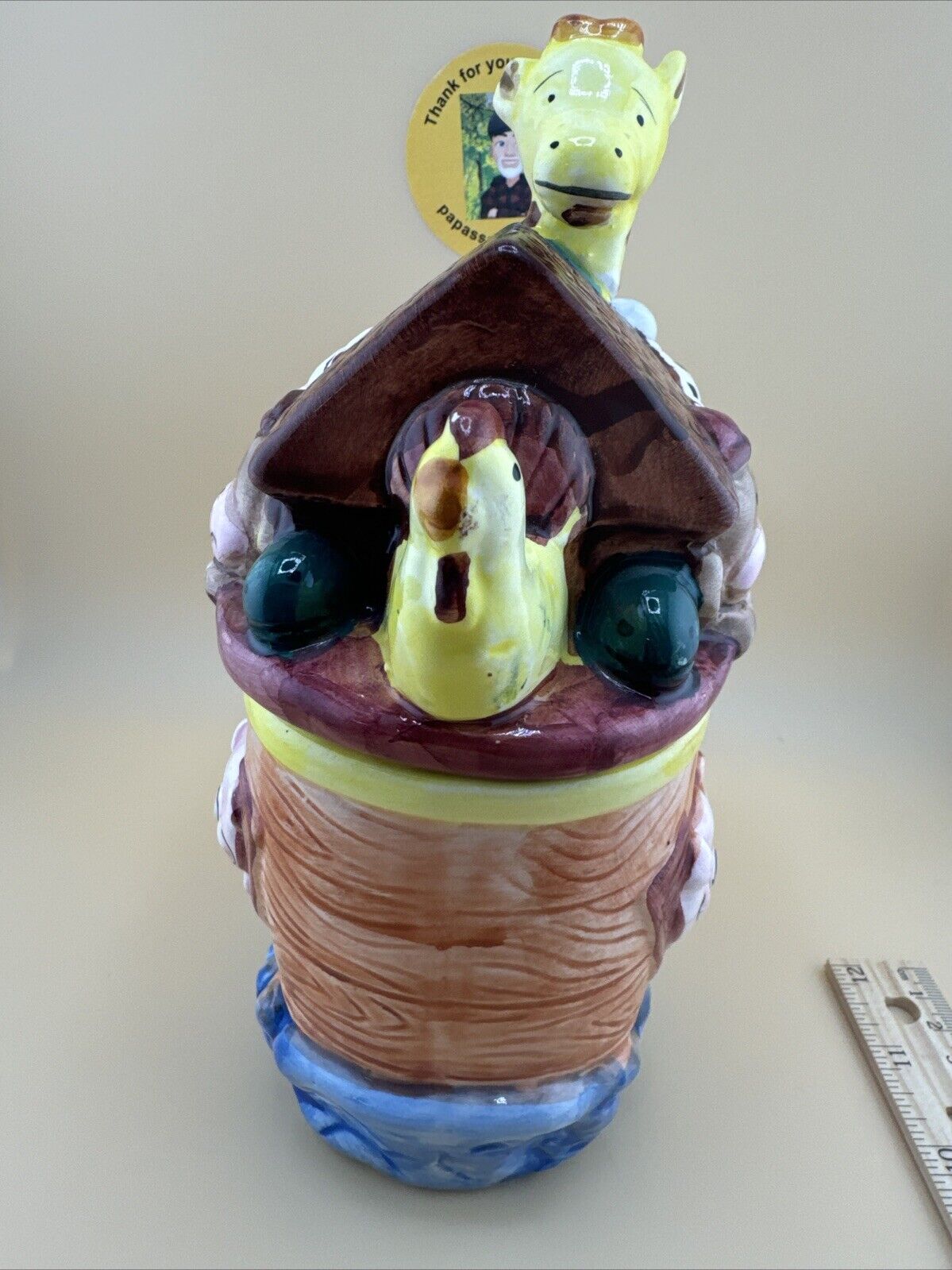 NOAH'S ARK CERAMIC COOKIE JAR EXPRESS PRODUCTIONS