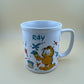 1978 Vintage Garfield Paint Painting "RAY" Mug By Jim Davis Coffee Cup Rare