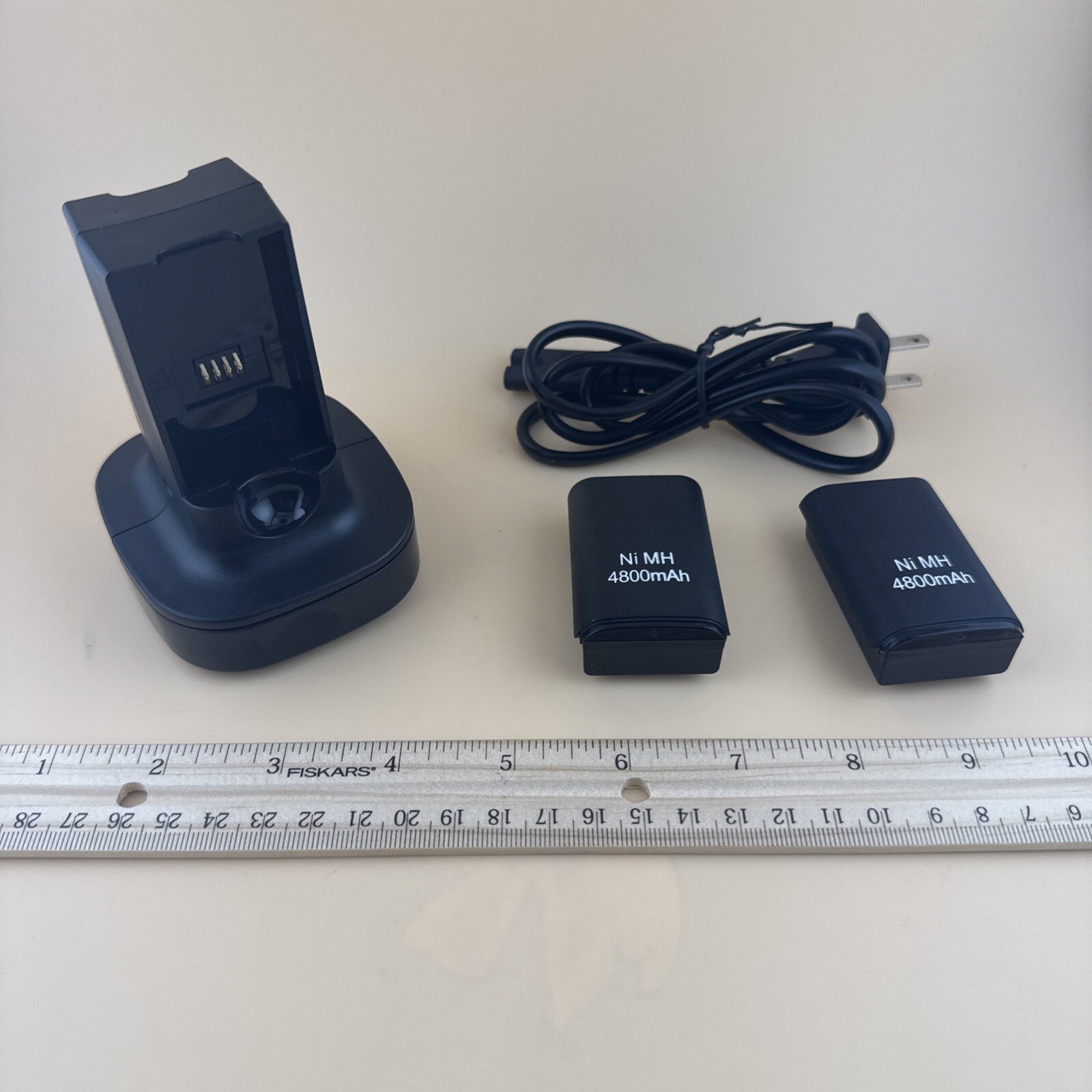 2pcs Battery Pack with Charger Dock For Microsoft Xbox 360 Wireless Controller