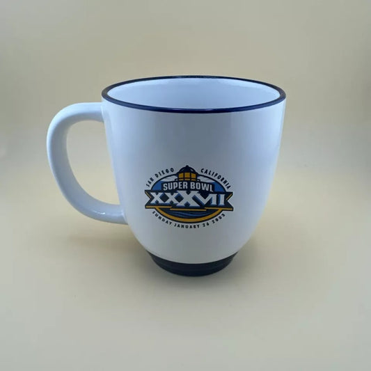 SUPER BOWL JANUARY 26, 2003 - - FOOTBALL - SAN DIEGO, CA., Ceramic Coffee Cup