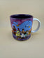 DISNEY ALADDIN Coffee Mug 90s Genie Jasmine Jafar Raja Abu