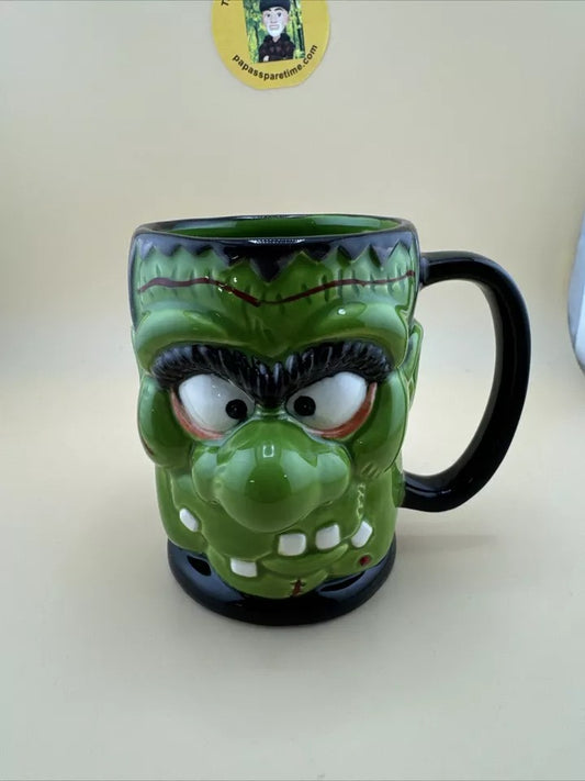 Vintage Frankenstein Mug Montage 1989 Rare