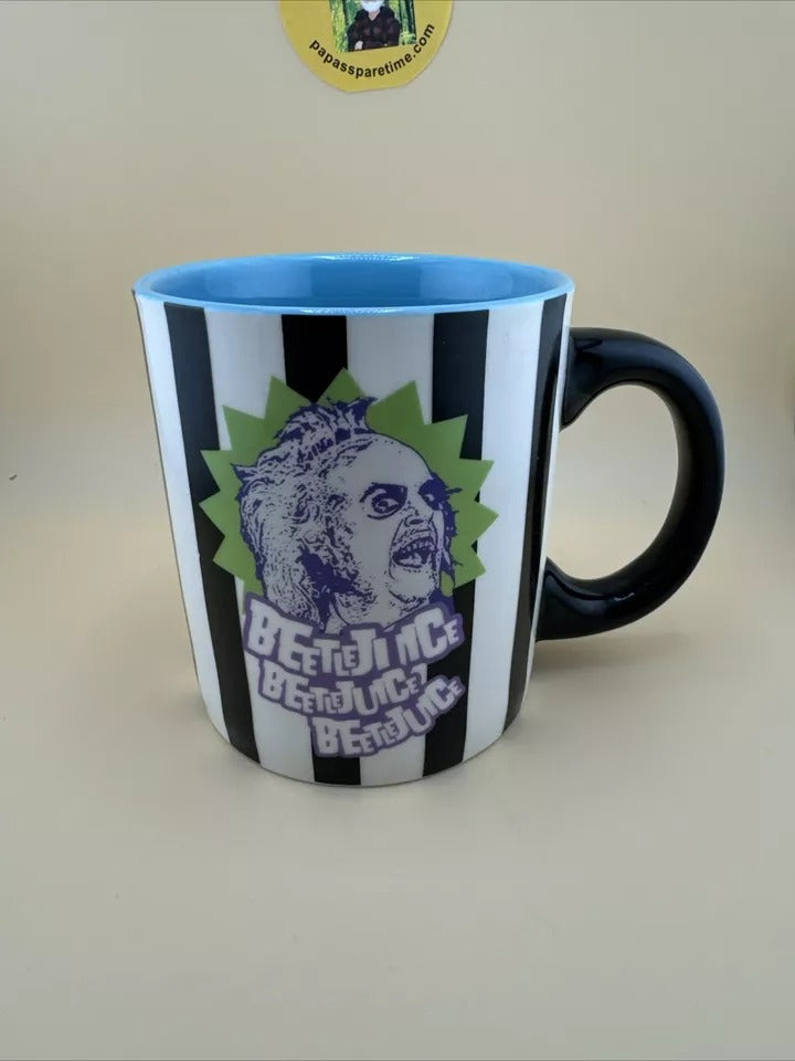 Beetlejuice 20 oz Mug Coffee Spirit Halloween Classic Comedy Horror Movie