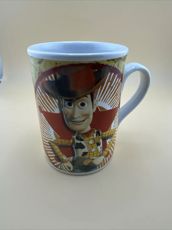 Vintage 2009 Disney Pixar Toy Story Woody Coffee Cup Mug Drink Drinking