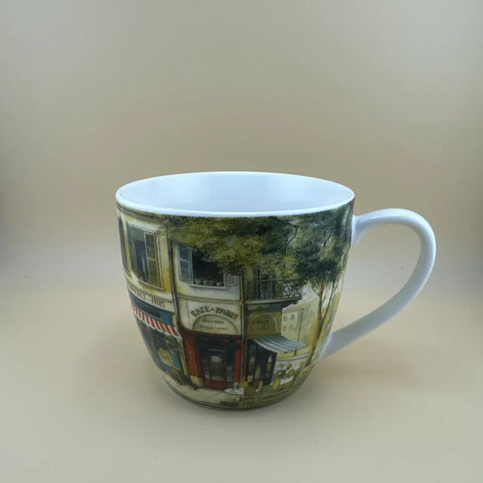 Pimpernel Portmeirion Group UK Lmtd Parisian Coffee Mug Paris France Cafe Shops