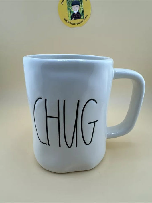 Rae Dunn By Magenta Dimpled CHUG Coffee Mug, 4.5” Height