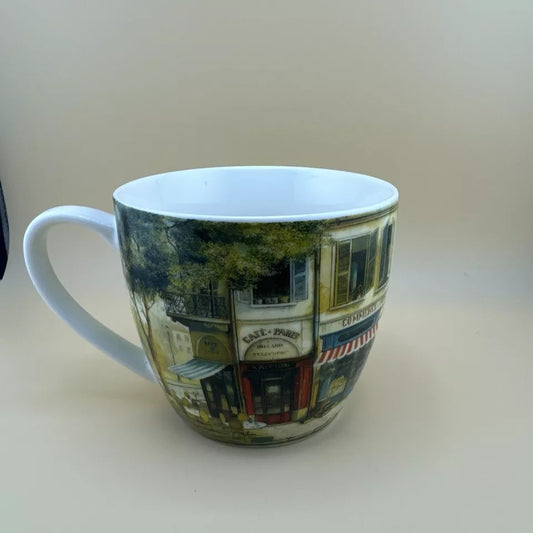 Pimpernel Portmeirion Group UK Lmtd Parisian Coffee Mug Paris France Cafe Shops