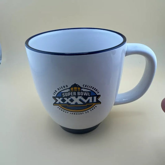 SUPER BOWL JANUARY 26, 2003 - - FOOTBALL - SAN DIEGO, CA., Ceramic Coffee Cup