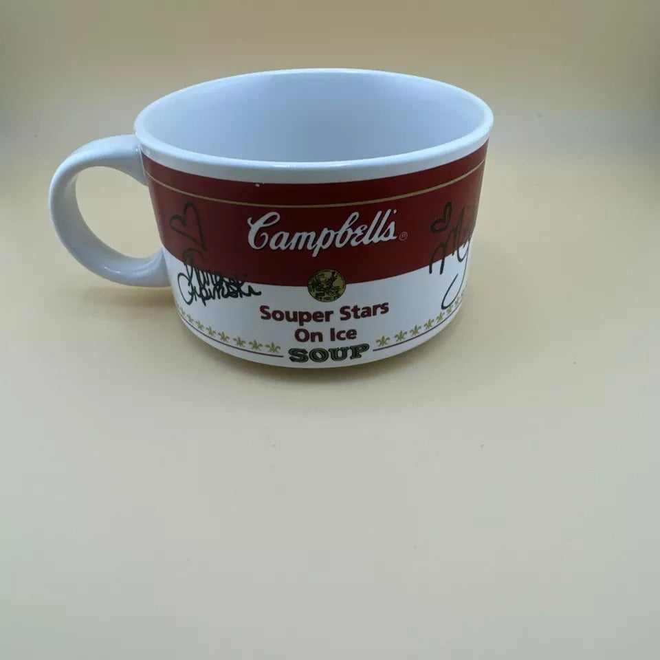 Campbells Souper Stars On Ic Soup Mug 1998 U.S. Skating Champions Nicole...